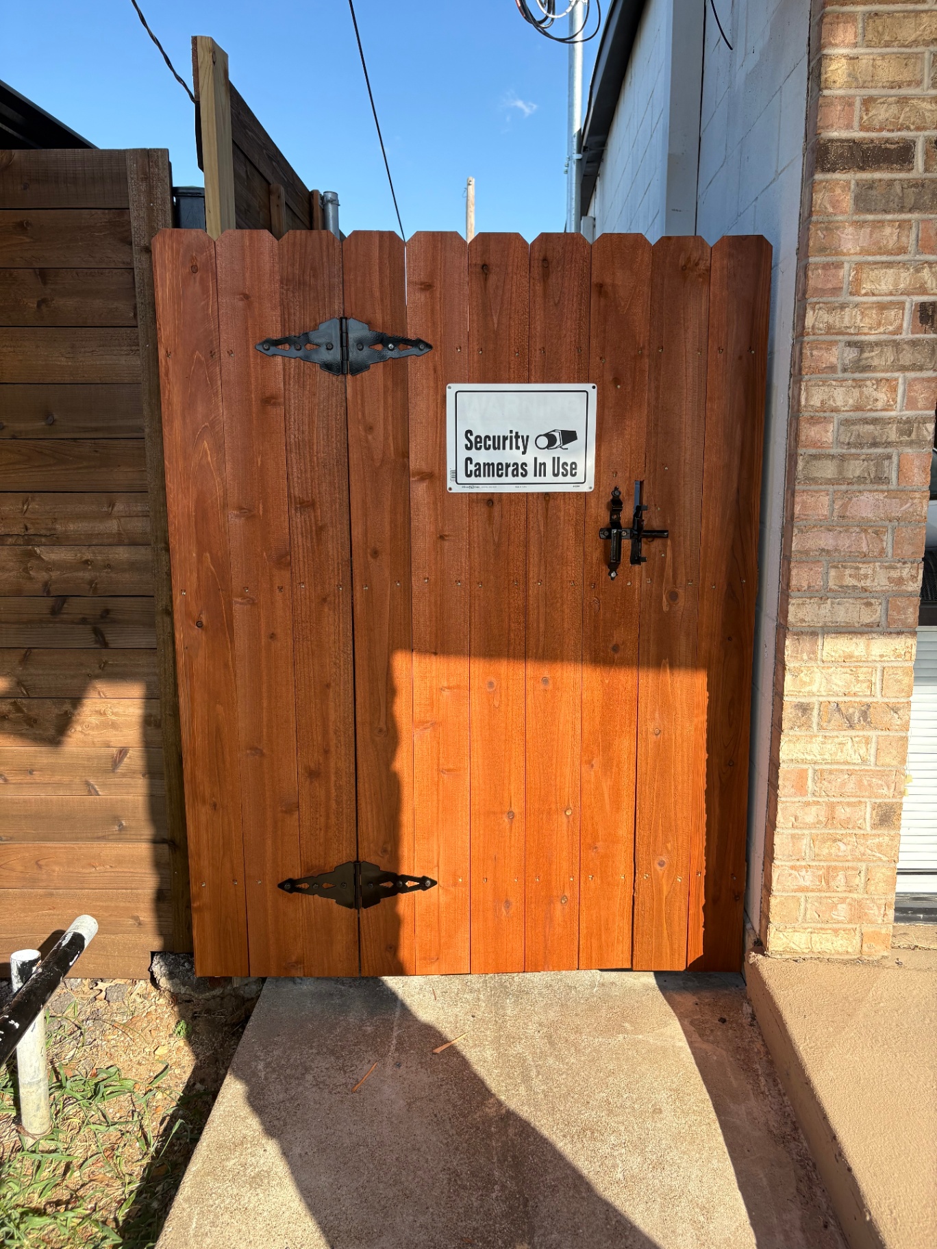 Commercial Gate Replacement & Stain