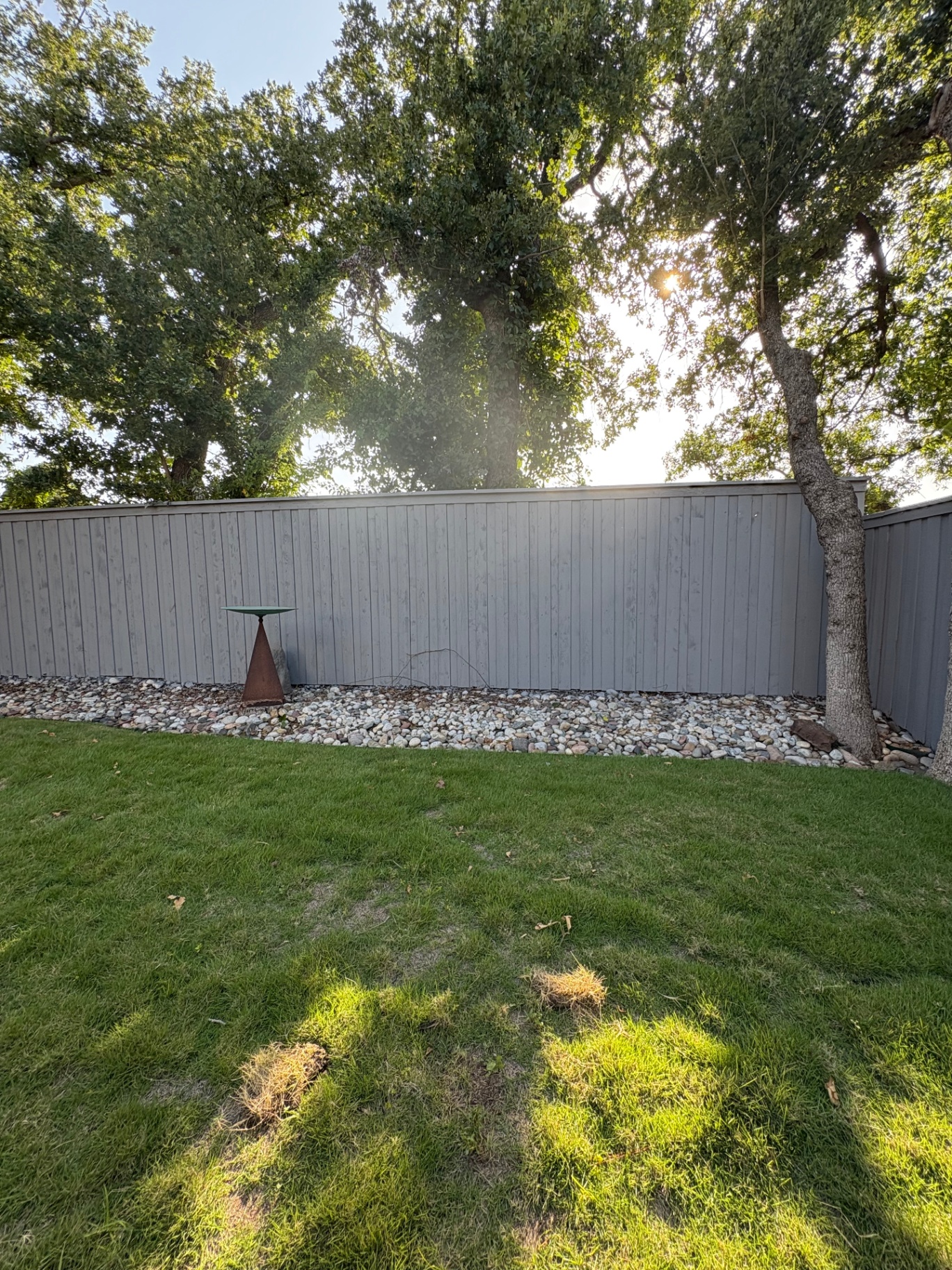 Back Fence Replacement & Color-Match Stain