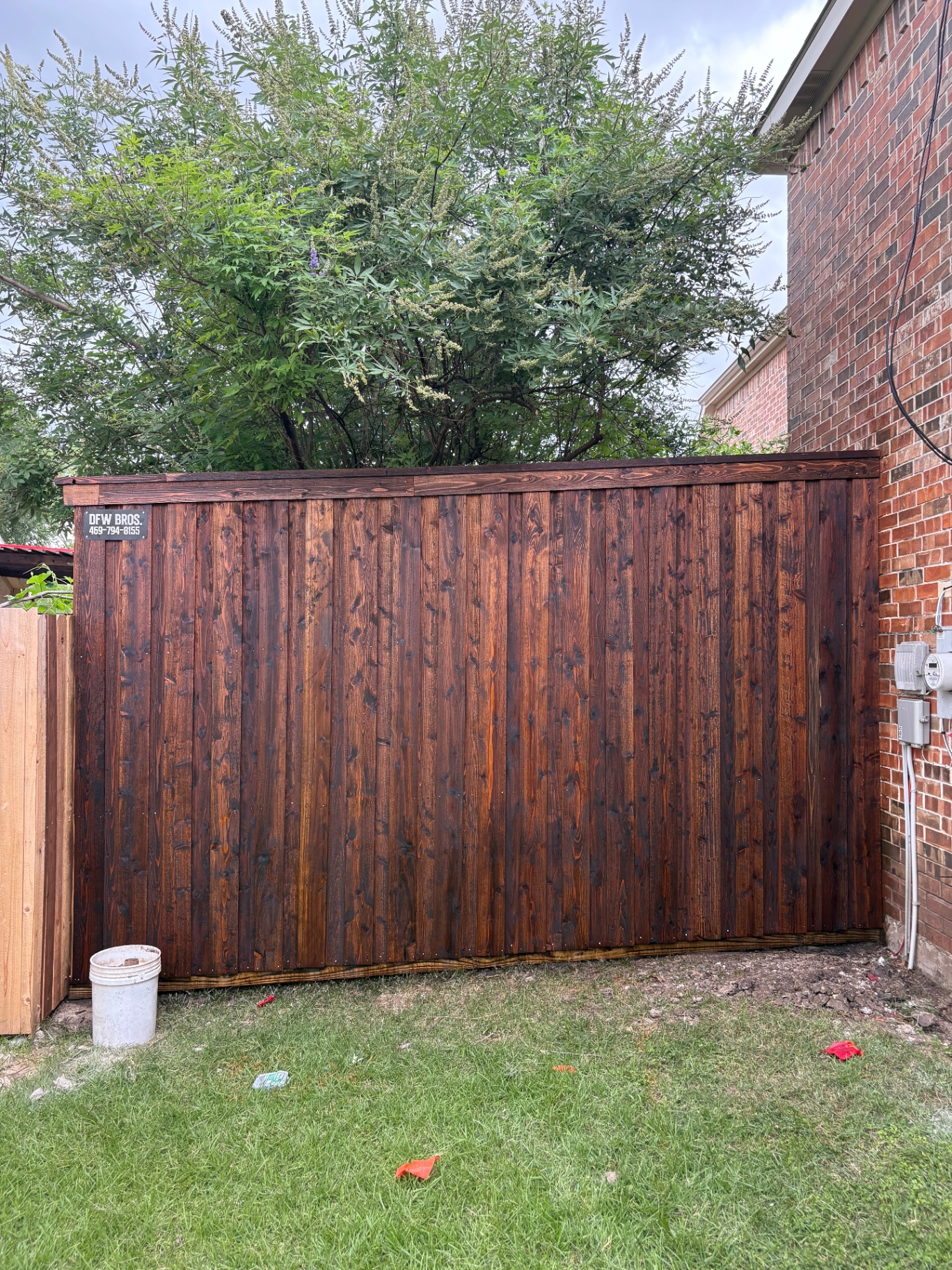 Fence Staining photo 5